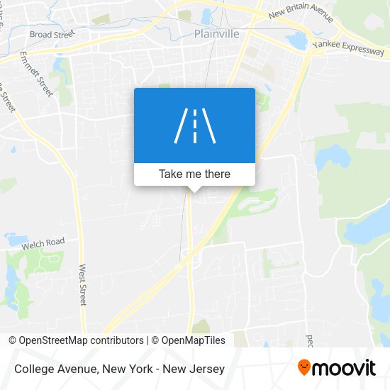 Mapa de College Avenue