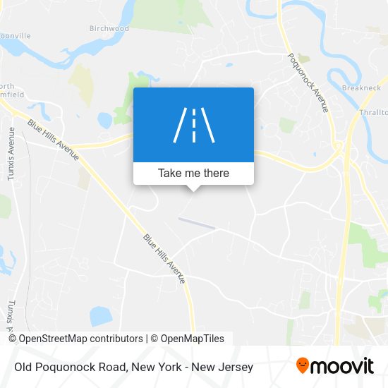 Old Poquonock Road map