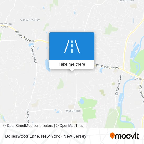 Mapa de Bolleswood Lane