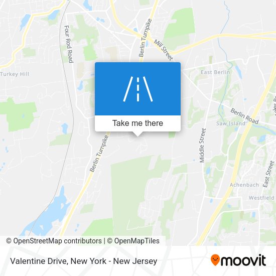 Mapa de Valentine Drive