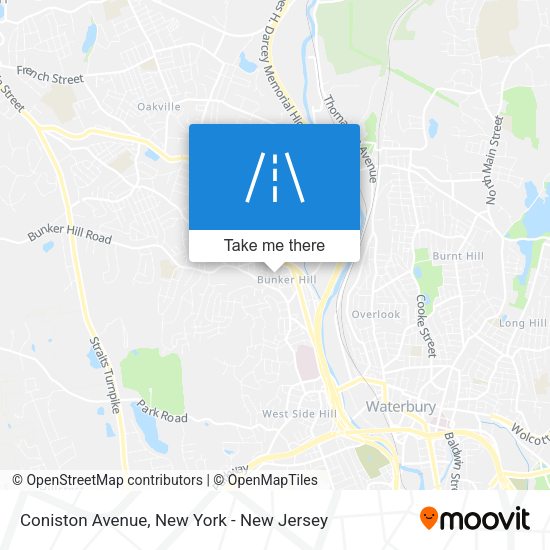 Coniston Avenue map