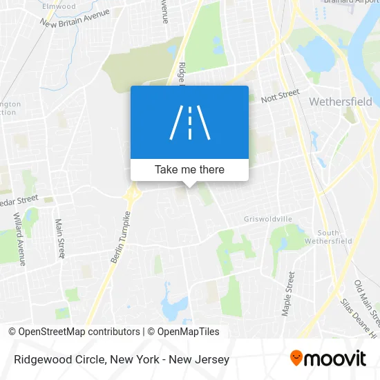 Ridgewood Circle map