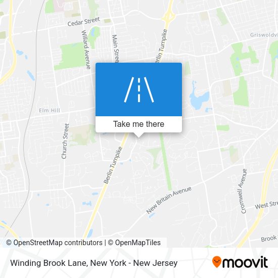 Mapa de Winding Brook Lane