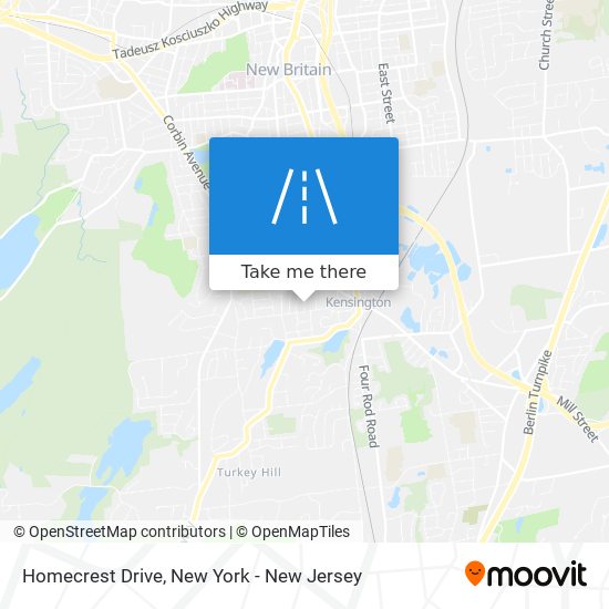 Homecrest Drive map