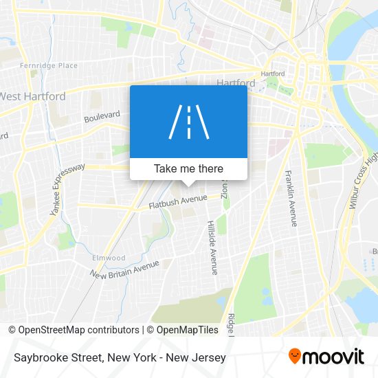 Mapa de Saybrooke Street