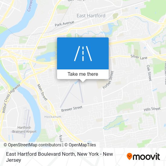 Mapa de East Hartford Boulevard North