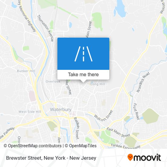 Mapa de Brewster Street