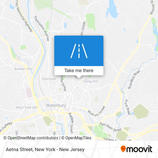 Aetna Street map