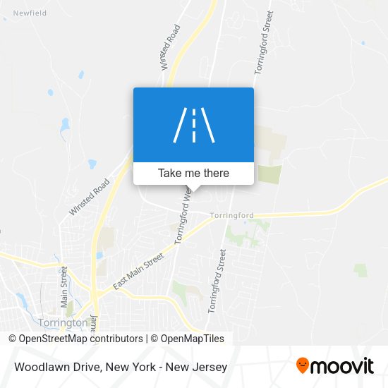 Mapa de Woodlawn Drive