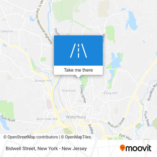 Mapa de Bidwell Street