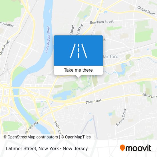 Mapa de Latimer Street