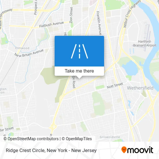 Ridge Crest Circle map