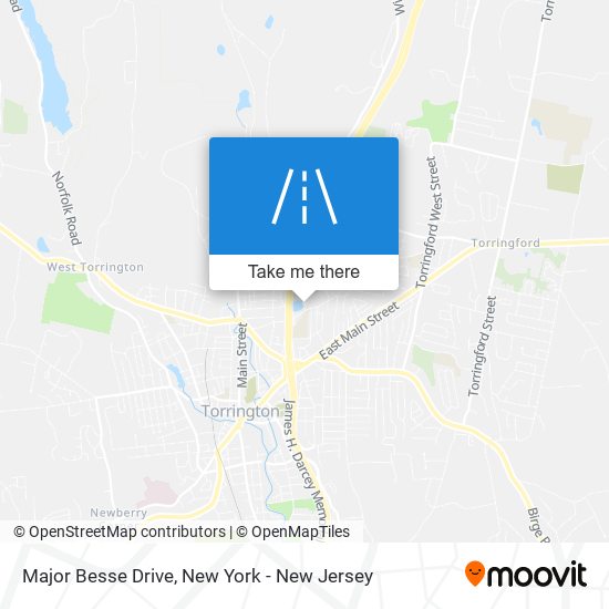 Major Besse Drive map