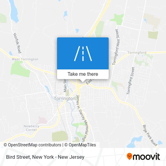 Bird Street map