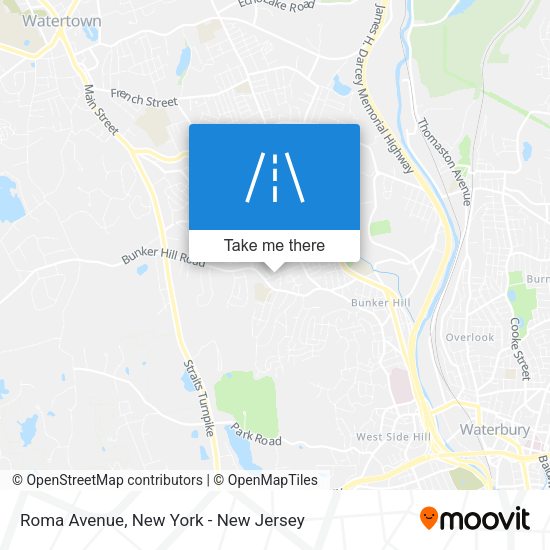 Mapa de Roma Avenue