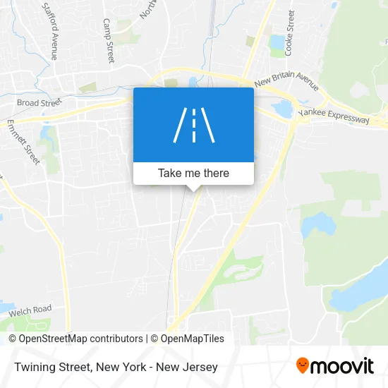 Twining Street map