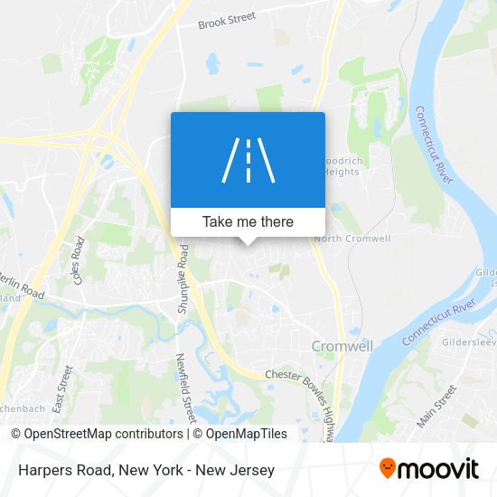 Mapa de Harpers Road