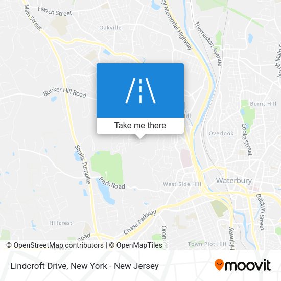 Mapa de Lindcroft Drive