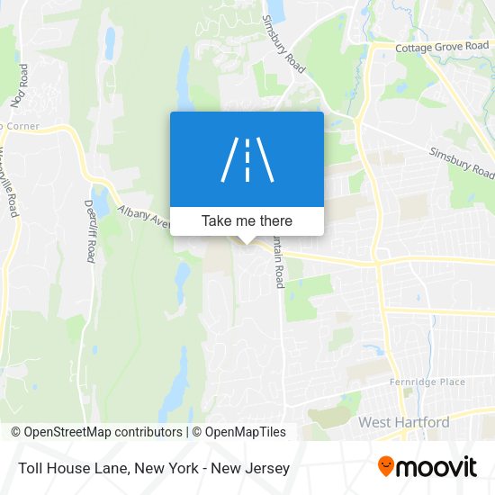 Toll House Lane map