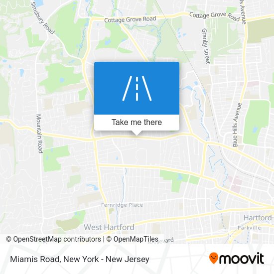 Mapa de Miamis Road