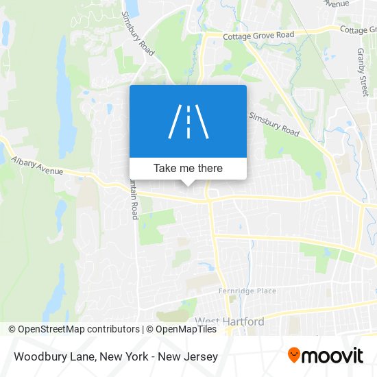 Mapa de Woodbury Lane