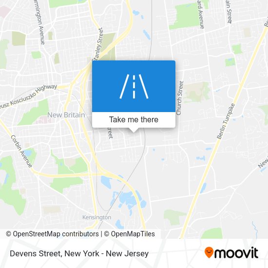 Devens Street map