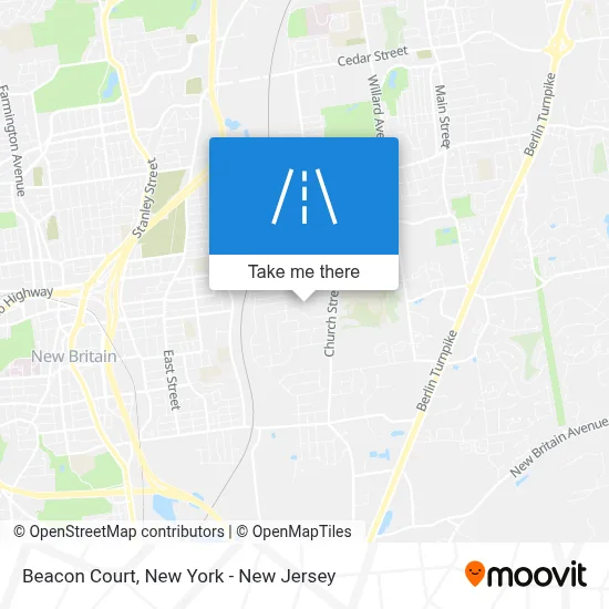 Beacon Court map