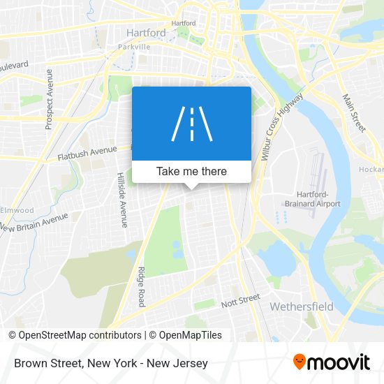 Mapa de Brown Street
