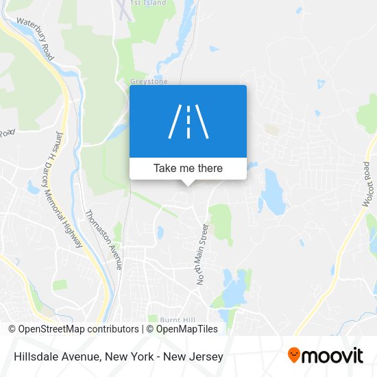 Mapa de Hillsdale Avenue