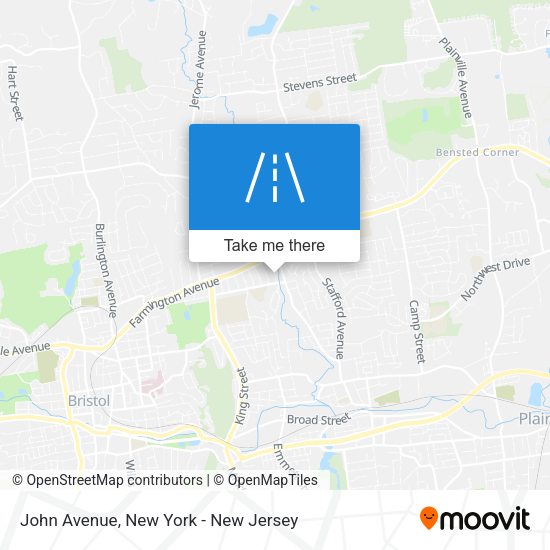 John Avenue map