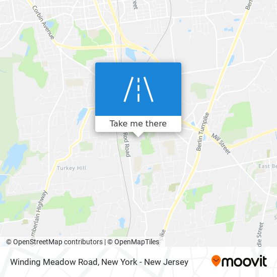 Mapa de Winding Meadow Road