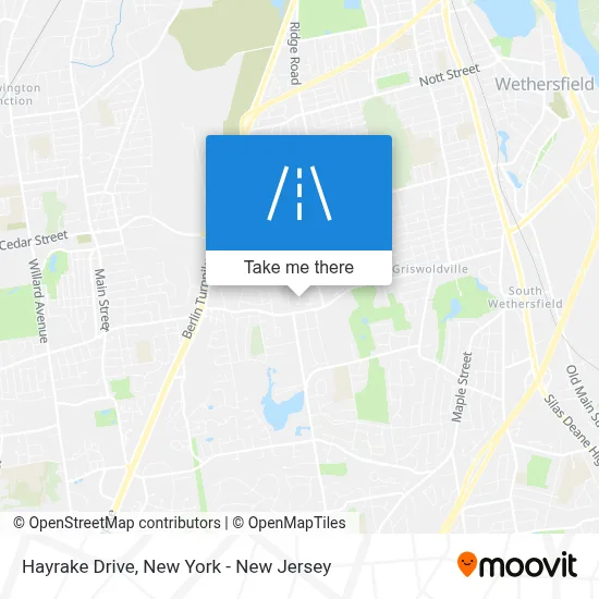 Hayrake Drive map