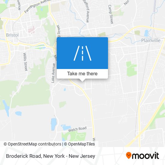 Broderick Road map