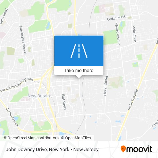 John Downey Drive map