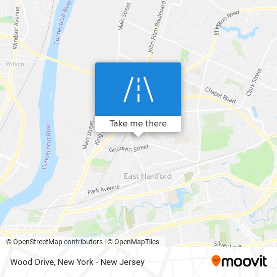 Wood Drive map