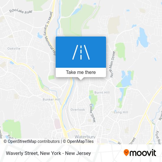 Mapa de Waverly Street