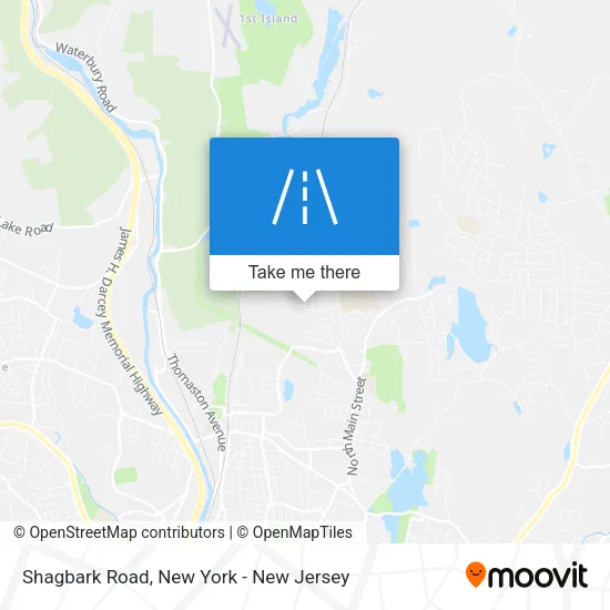 Shagbark Road map