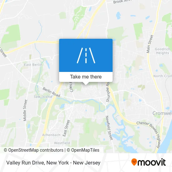 Valley Run Drive map