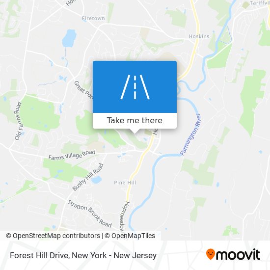 Forest Hill Drive map