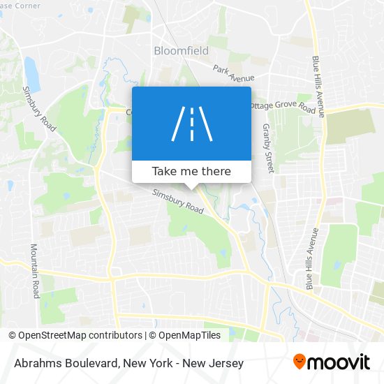 Mapa de Abrahms Boulevard