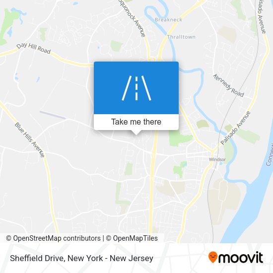 Mapa de Sheffield Drive