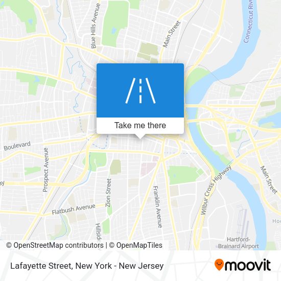 Lafayette Street map