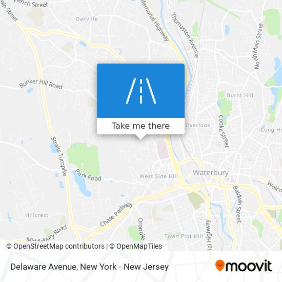 Mapa de Delaware Avenue