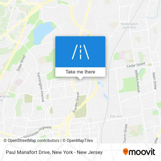 Paul Manafort Drive map