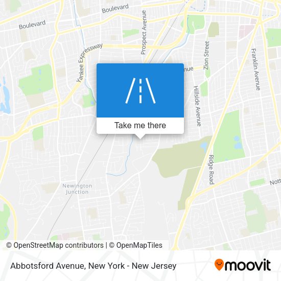 Mapa de Abbotsford Avenue