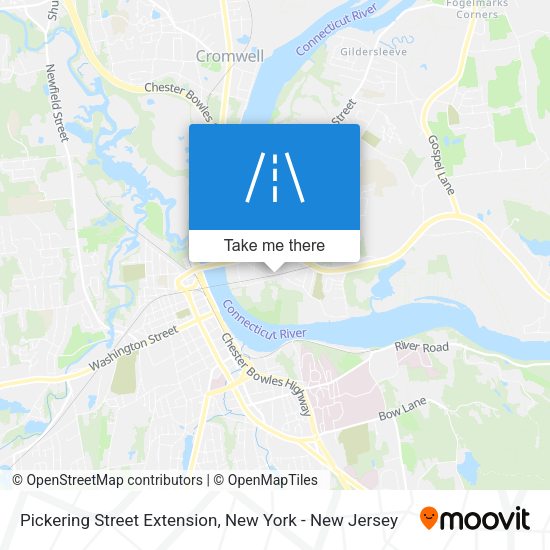 Mapa de Pickering Street Extension