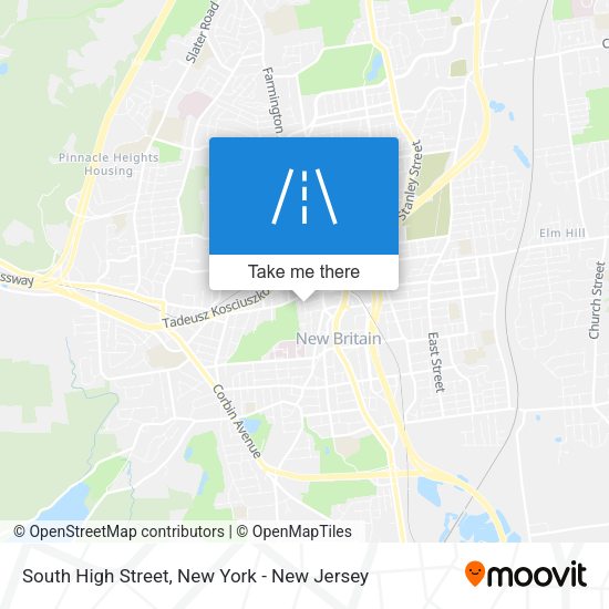 Mapa de South High Street