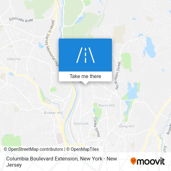 Columbia Boulevard Extension map