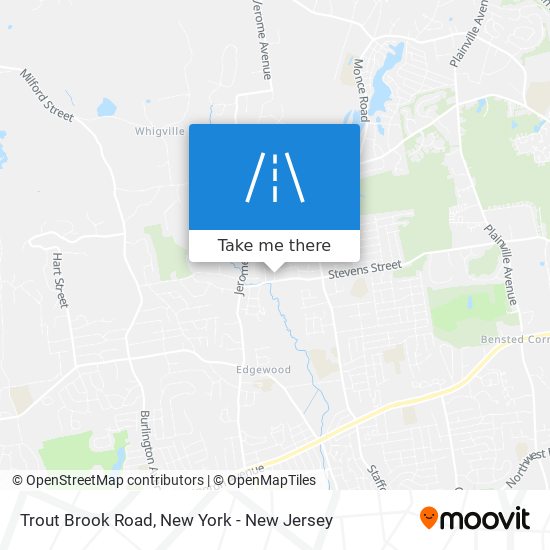 Trout Brook Road map