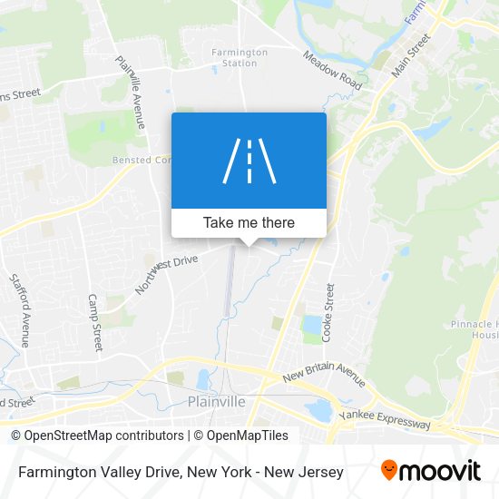 Mapa de Farmington Valley Drive